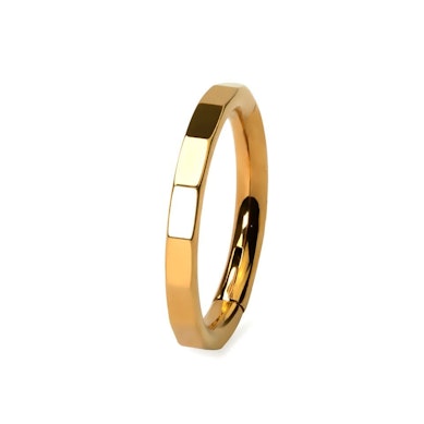 Elegantti tahokas titaanirengas 