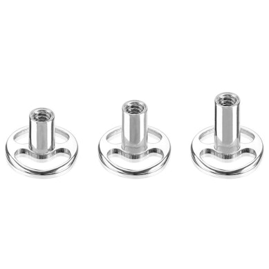 Pyöreä dermal anchor base titaanista