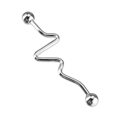 Industrial barbell sydämenrytmi designilla