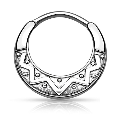 Septum clicker asteekki designilla