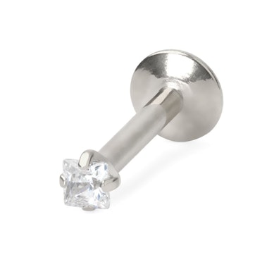 Labret neliönmuotoisella kivellä