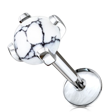 Labret – jalokivi kruunuistutuksella