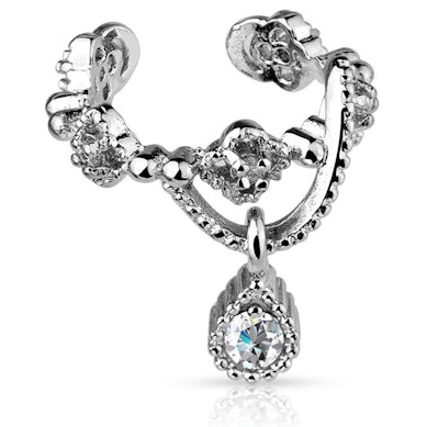 Ear cuff pisarariipuksella