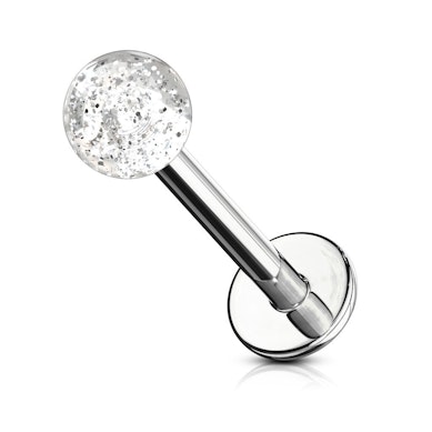 Labret akryylikuulalla
