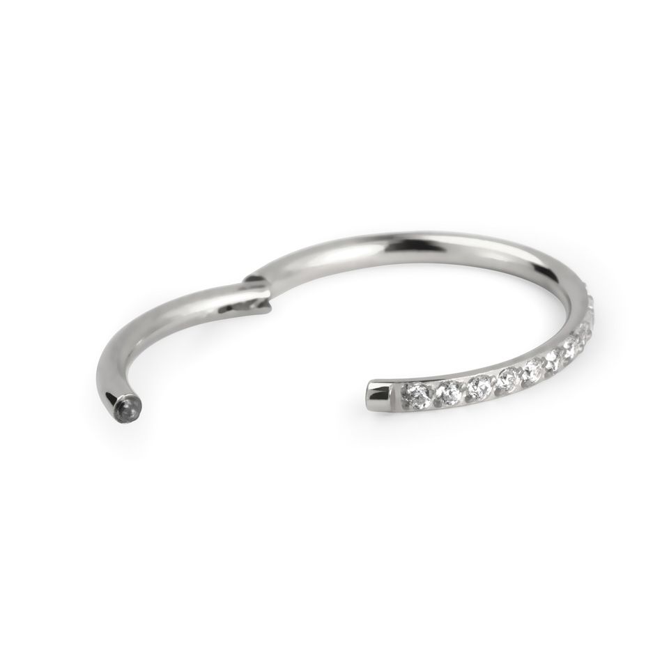 Titanium helix piercing