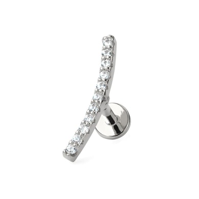 Sisäkierteinen labret korukivikaarella