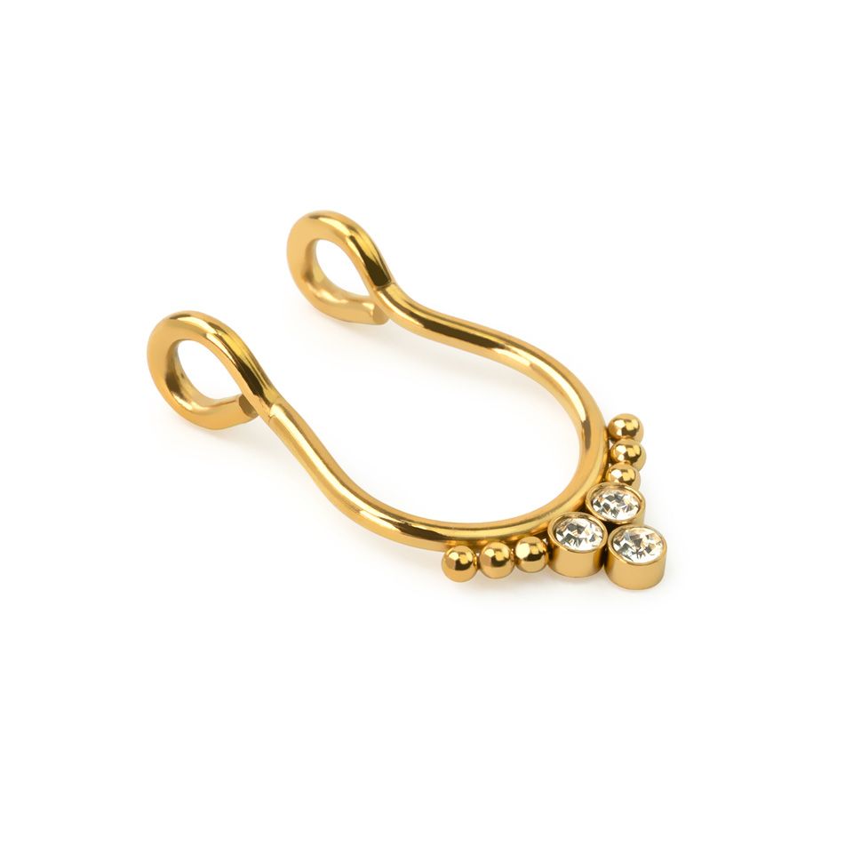 Fake-septum-rengas – kivirypäs