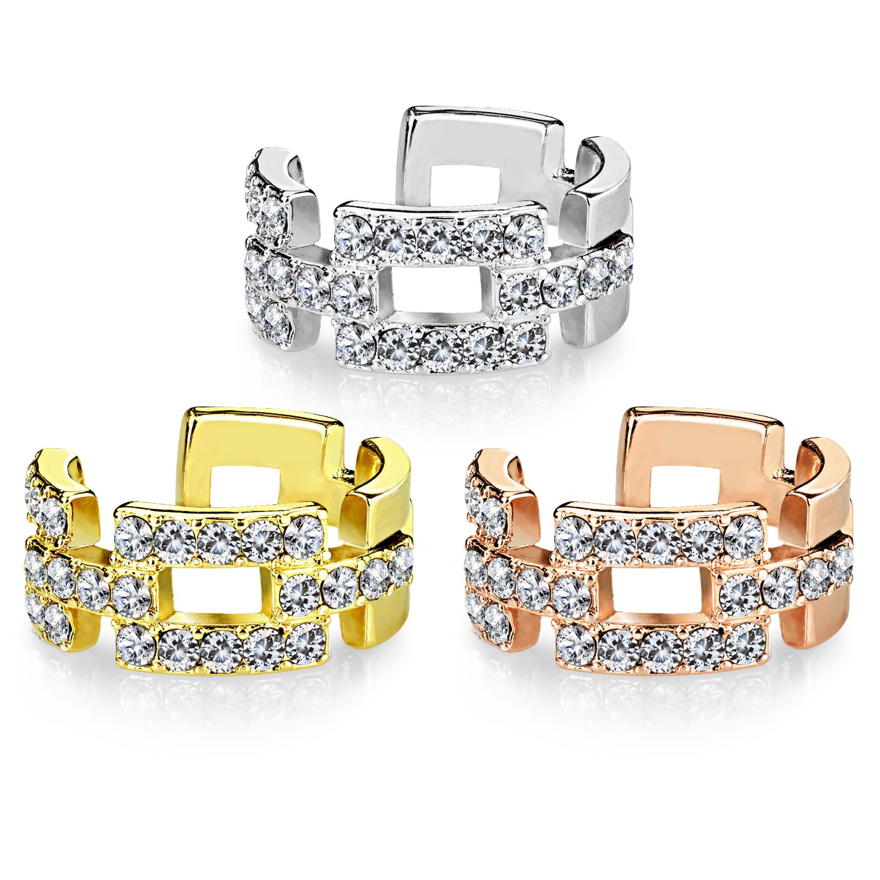 Earcuff – kivisuorakulmiot