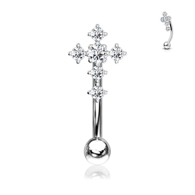 Bananabelli jalokivellisellä ristillä