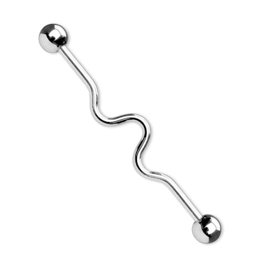 Aaltoileva industrial barbelli