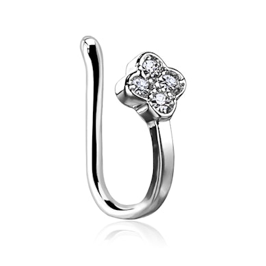 Fake nenäkoru nelilehtisellä apilalla