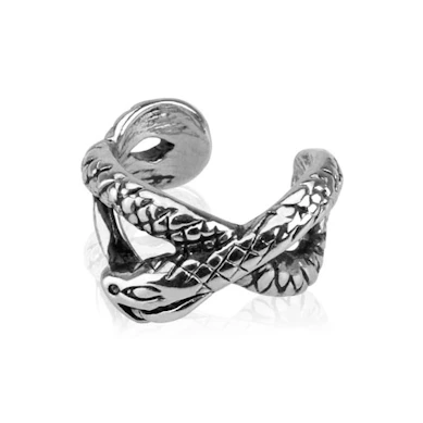Ear cuff käärmeellä