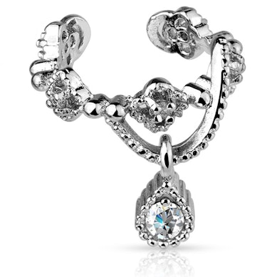 Ear cuff pisarariipuksella
