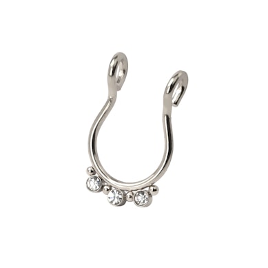 Fake-septum-rengas – kolme kiveä