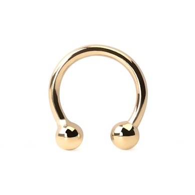 Hevosenkenkä 14 karaatin kullasta