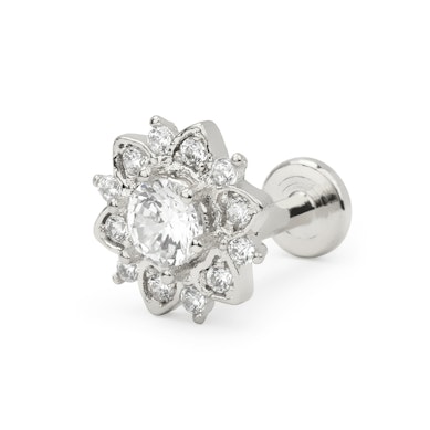 Sisäkierteinen labret lootuskukalla