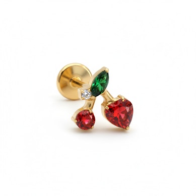 Kirsikkalabret värikkäillä korukivillä