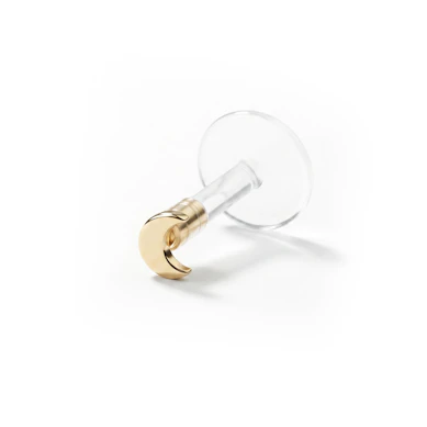 Labret 14k kultaisella puolikuulla