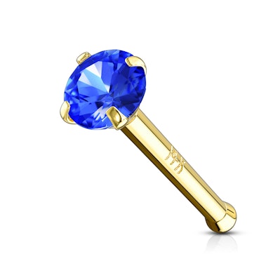 Nenäkoru 14k kultaa jalokivellä useissa eri malleissa