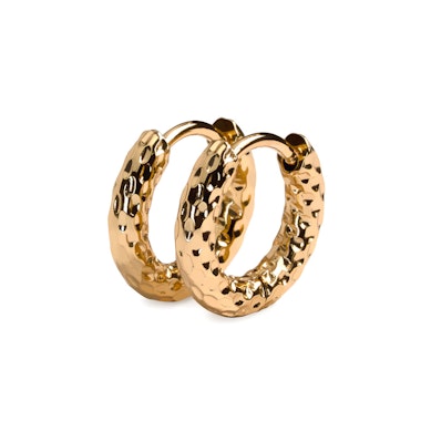 Vasaroitu vanteenmuotoinen huggy-korvakorupari