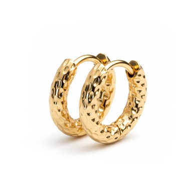 Vasaroitu vanteenmuotoinen huggy-korvakorupari