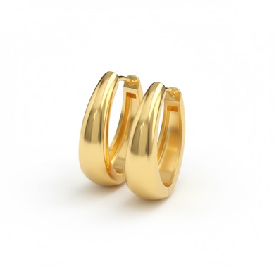 Ovaali vannekorvakorupari