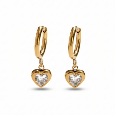 Vannepari sydänriipuksilla