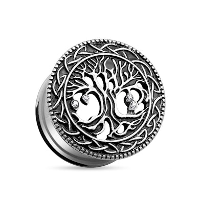 Tunneli kirurginteräksestä elämänpuulla