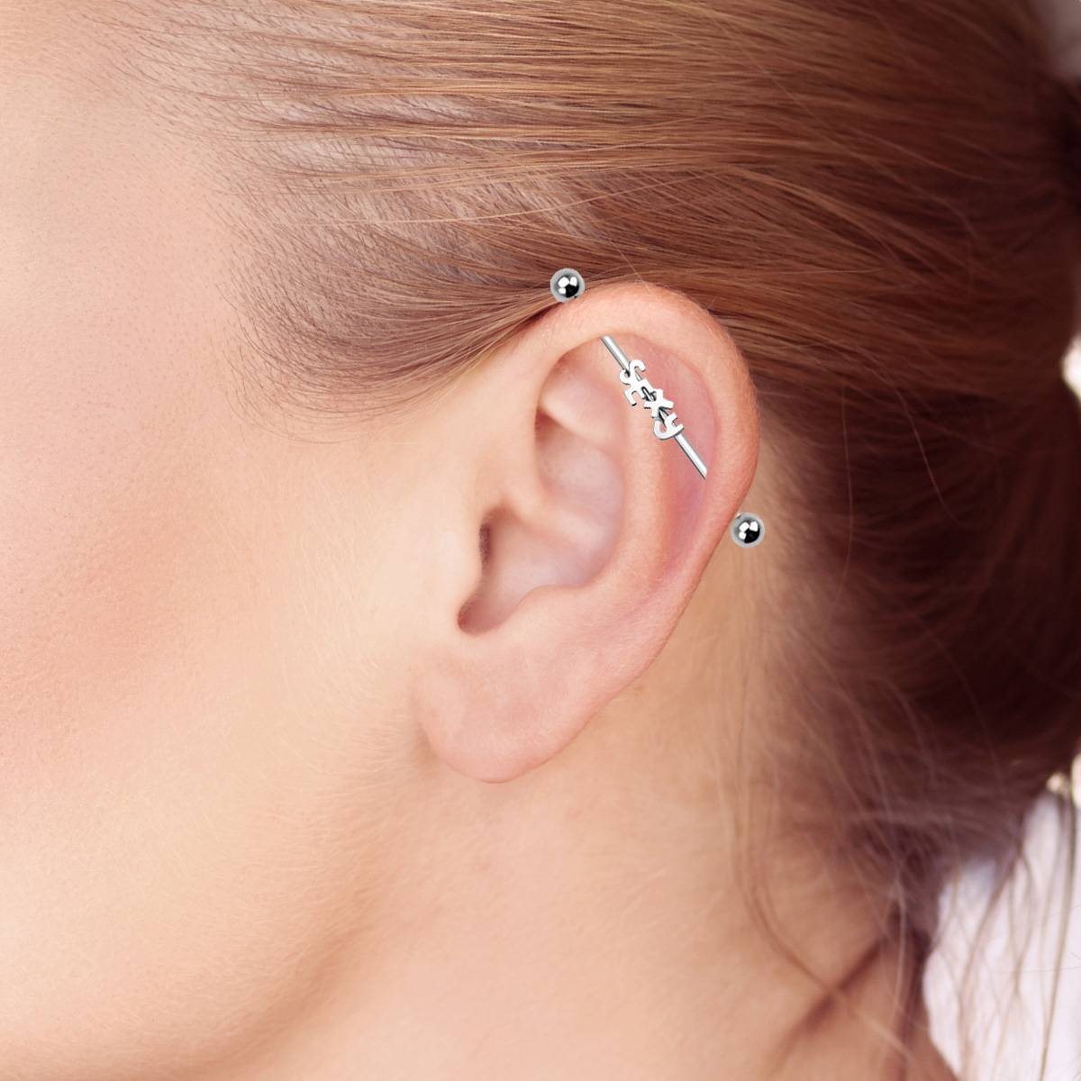 Industrial barbell tekstillä