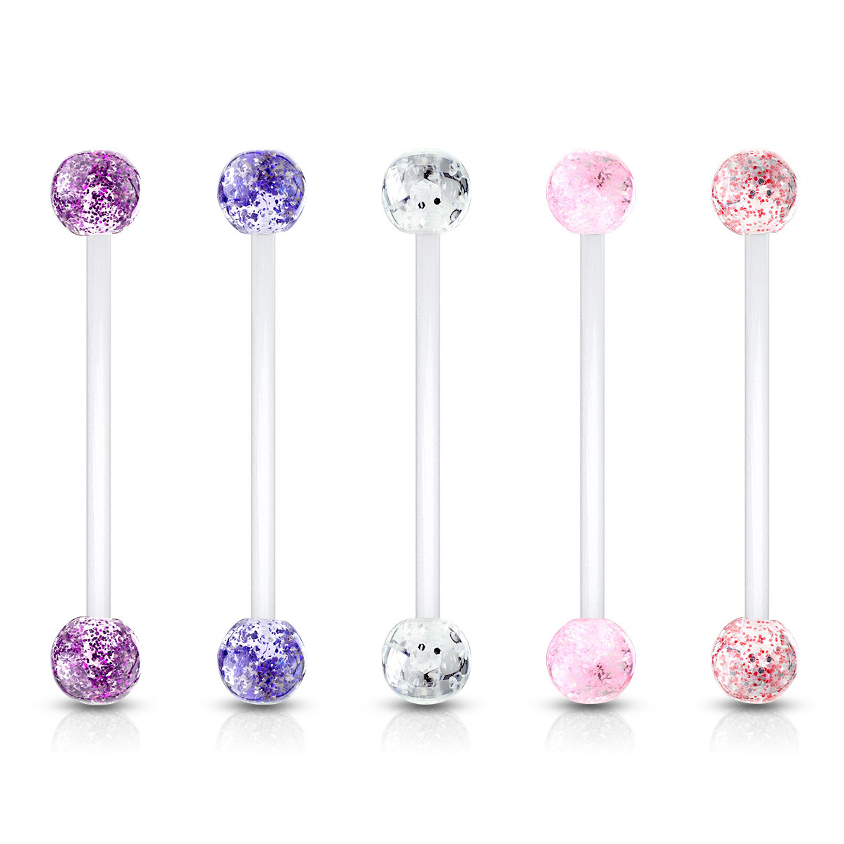 Raskausajan napakoru glitterikuulilla