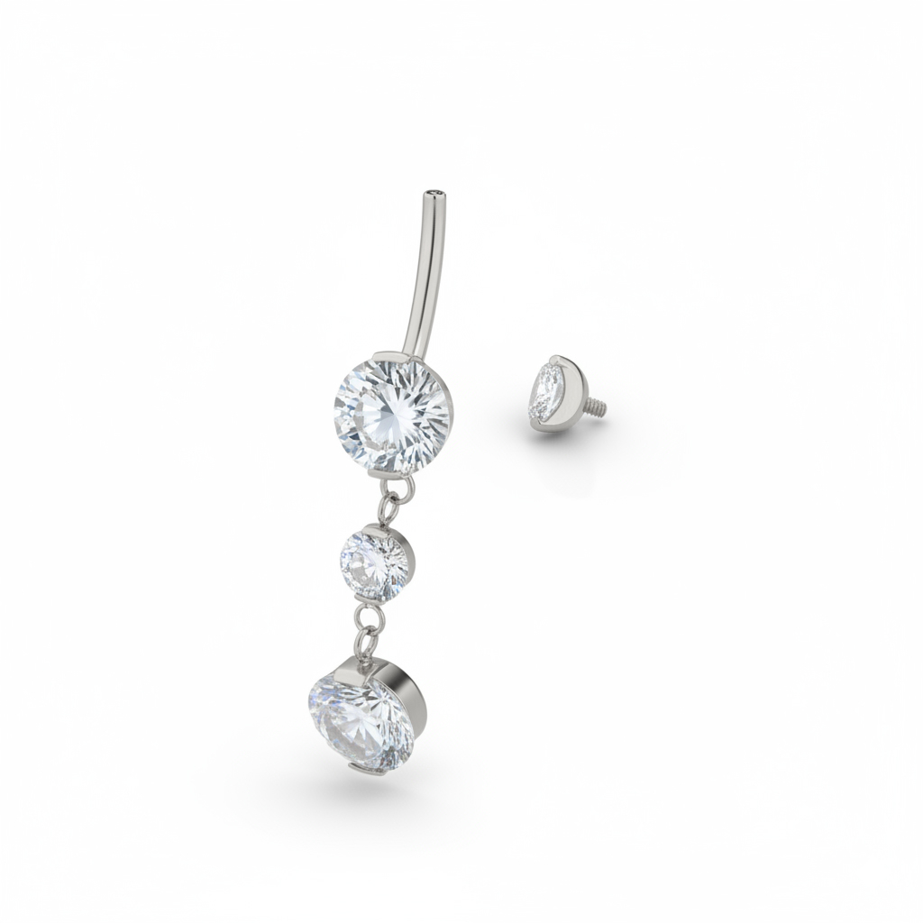 Titaaninen napakoru riipuksella