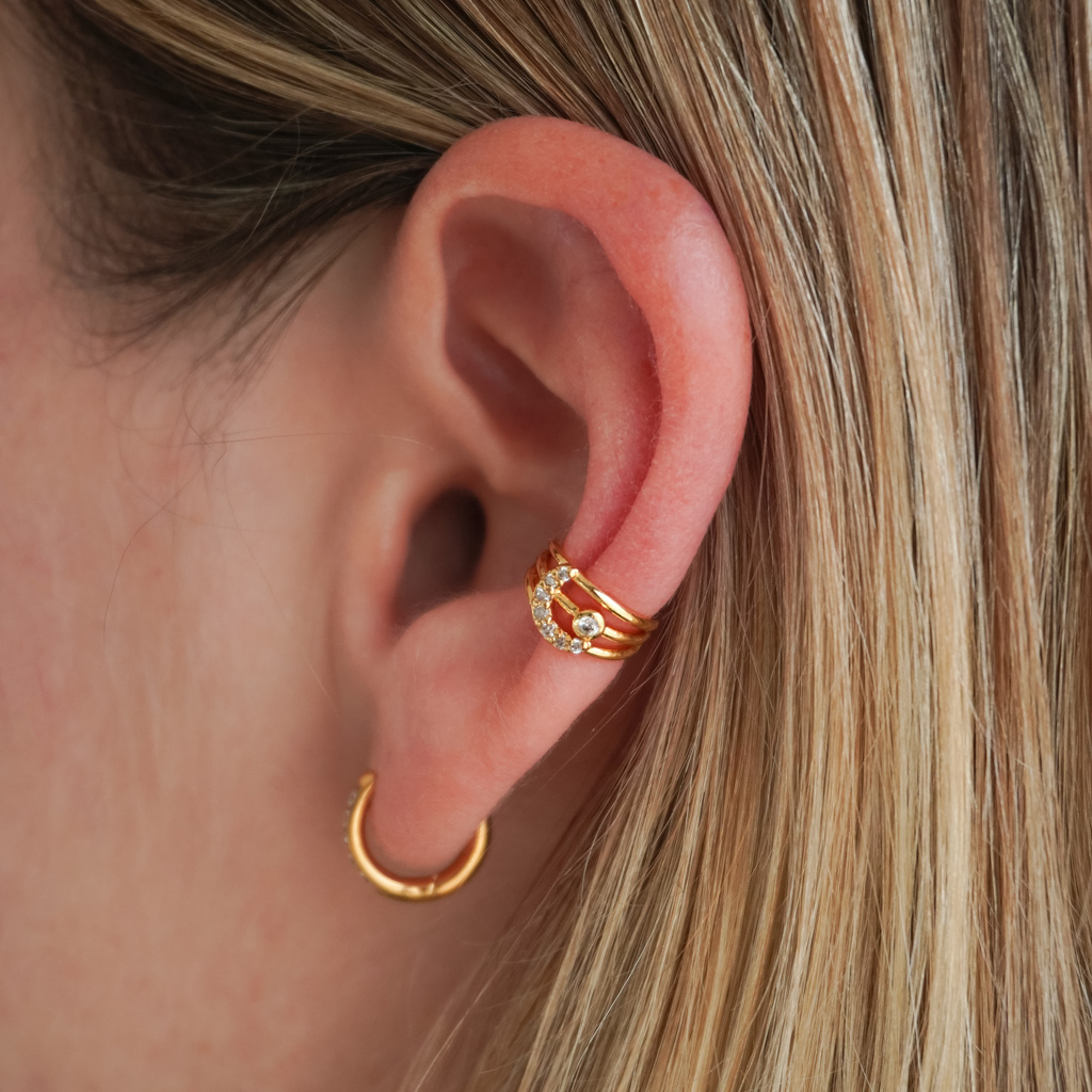 Tripla-earcuff kuulla