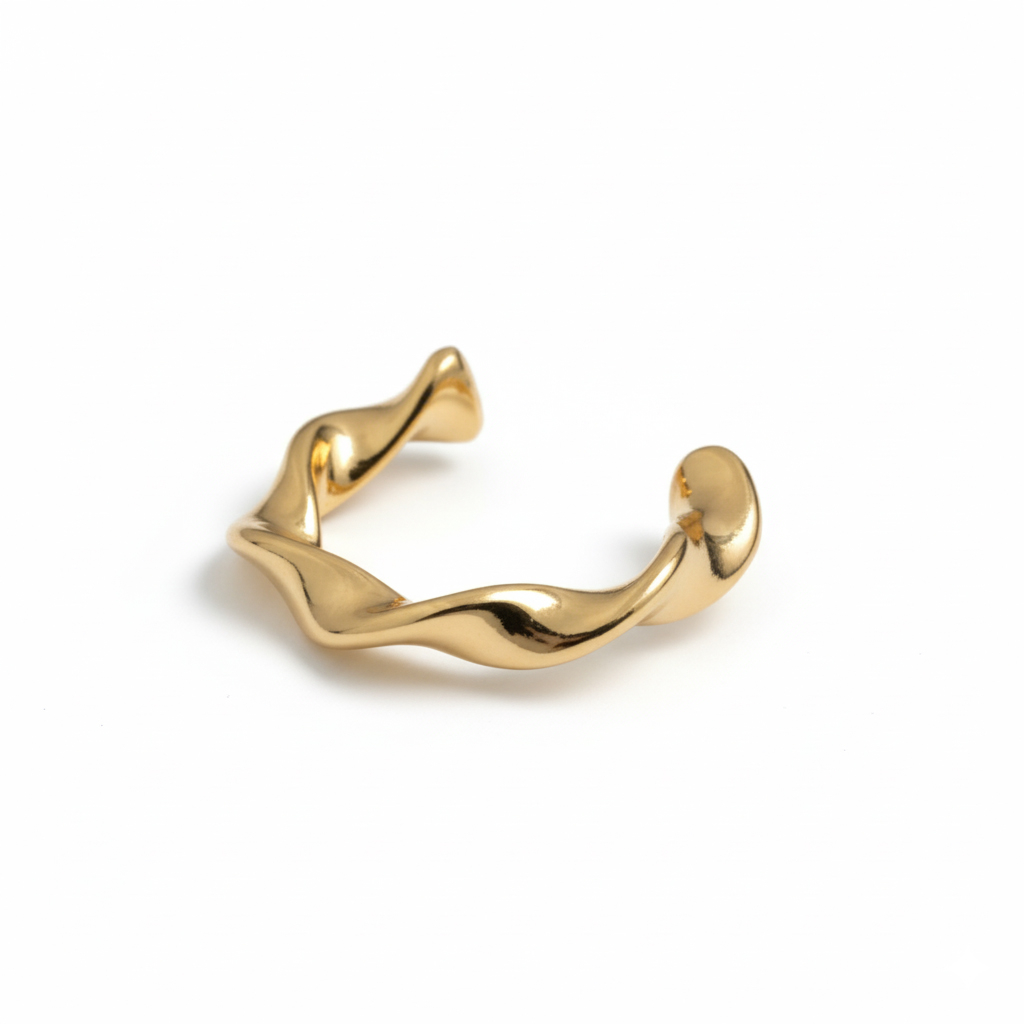 Minimalistinen kierretty earcuff