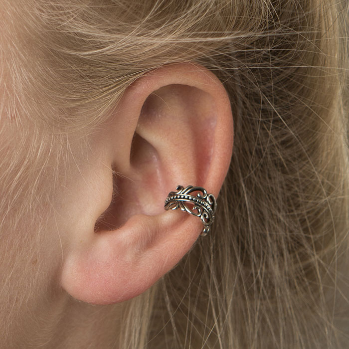 Ear cuff kierre kuvioilla