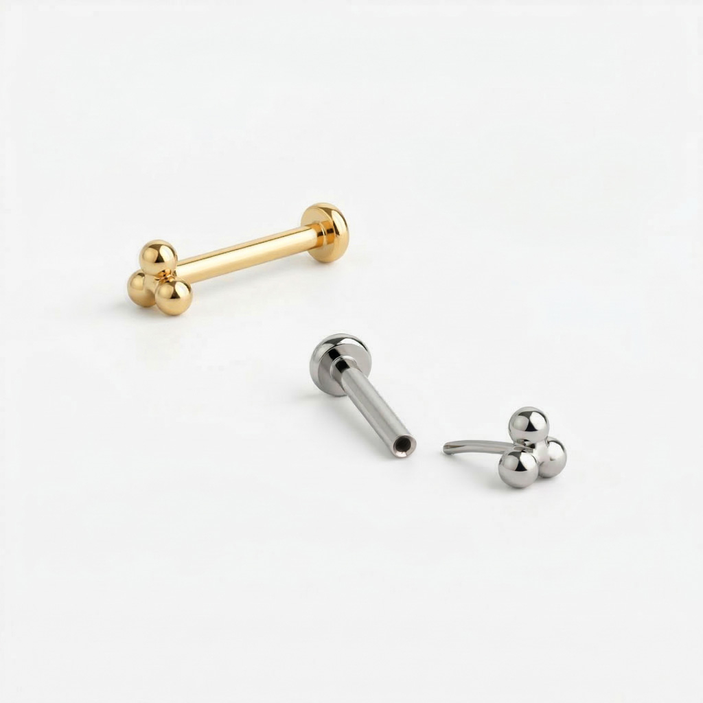 Push-in-titaanilabret palloryppäällä