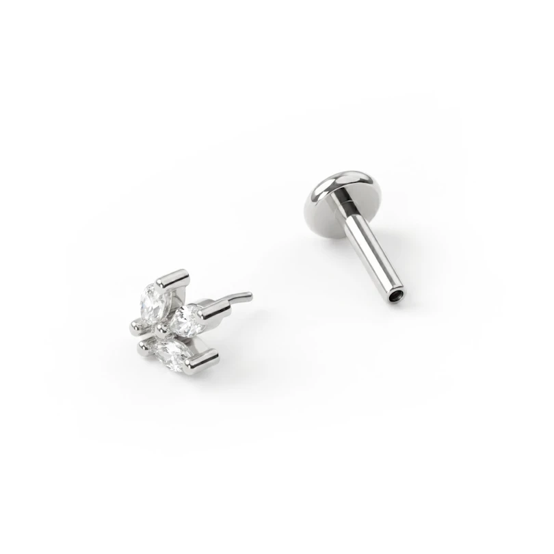 Push-in-labret markiisikivillä