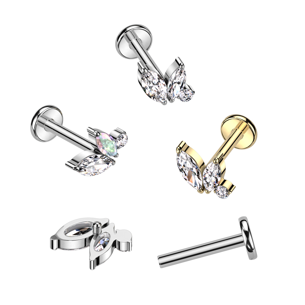 Siro titaanilabret sisäkierteilllä