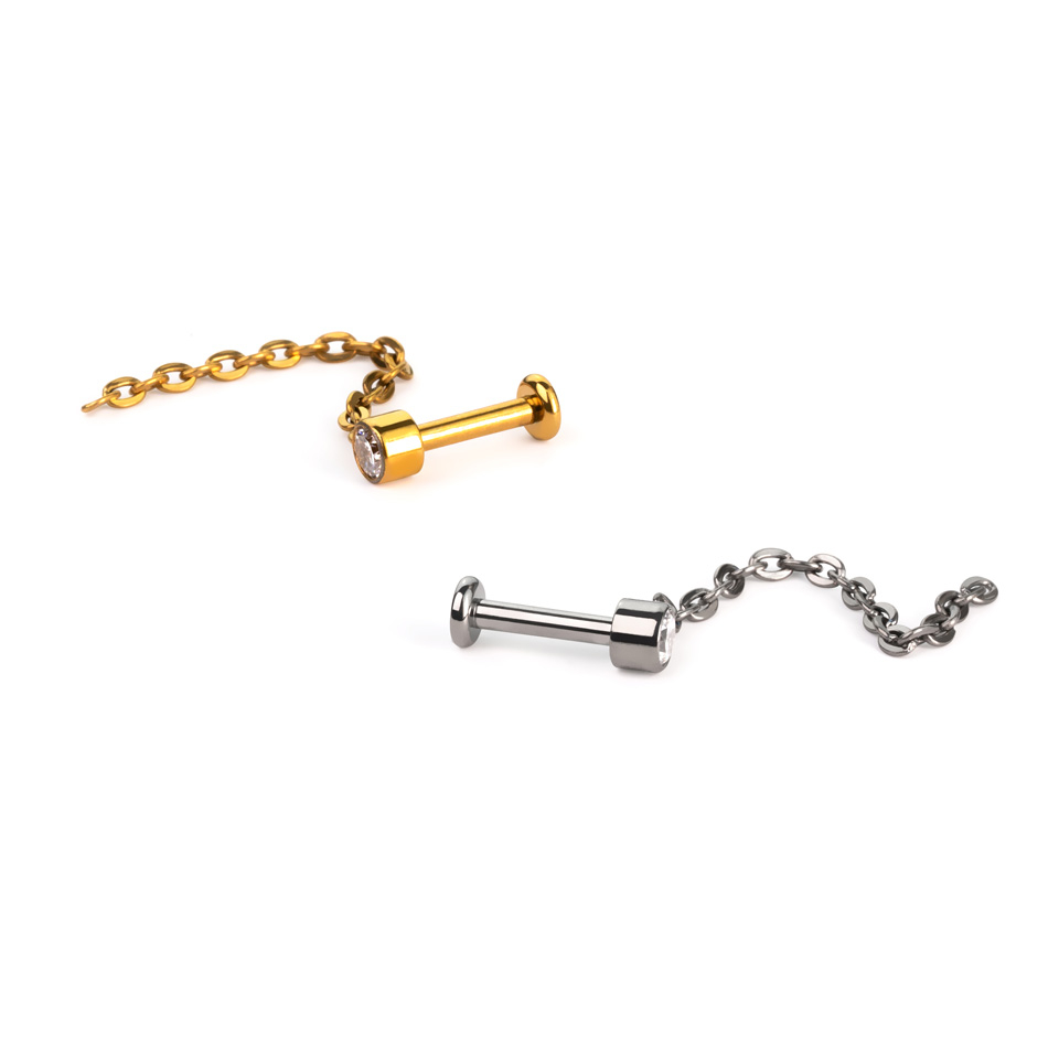 Siro titaanilabret – kivi ja ketjuriipus