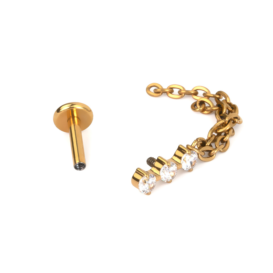 Titaanilabret – 3 kiveä ja tuplaketju