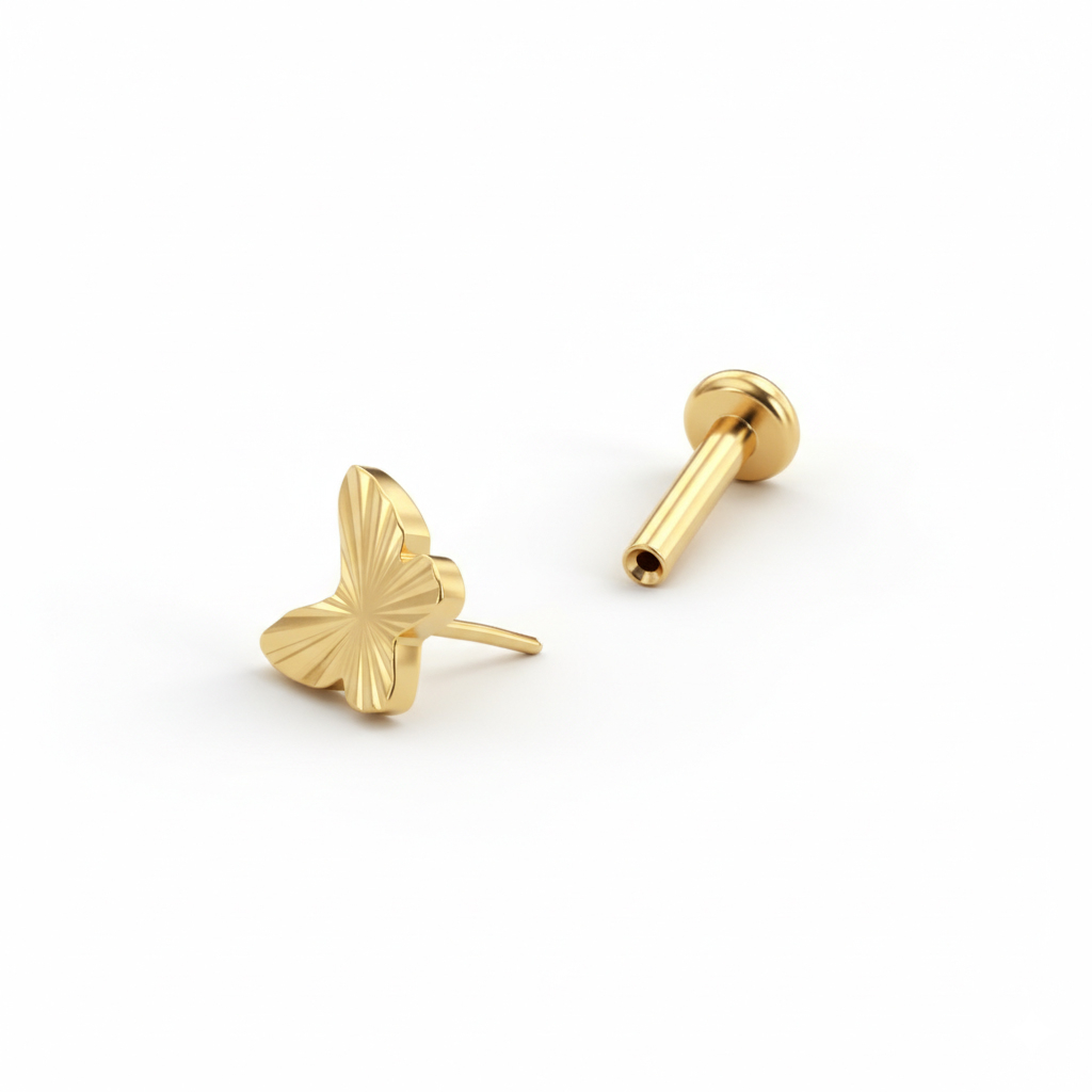 Kuvioitu perhostitaanilabret