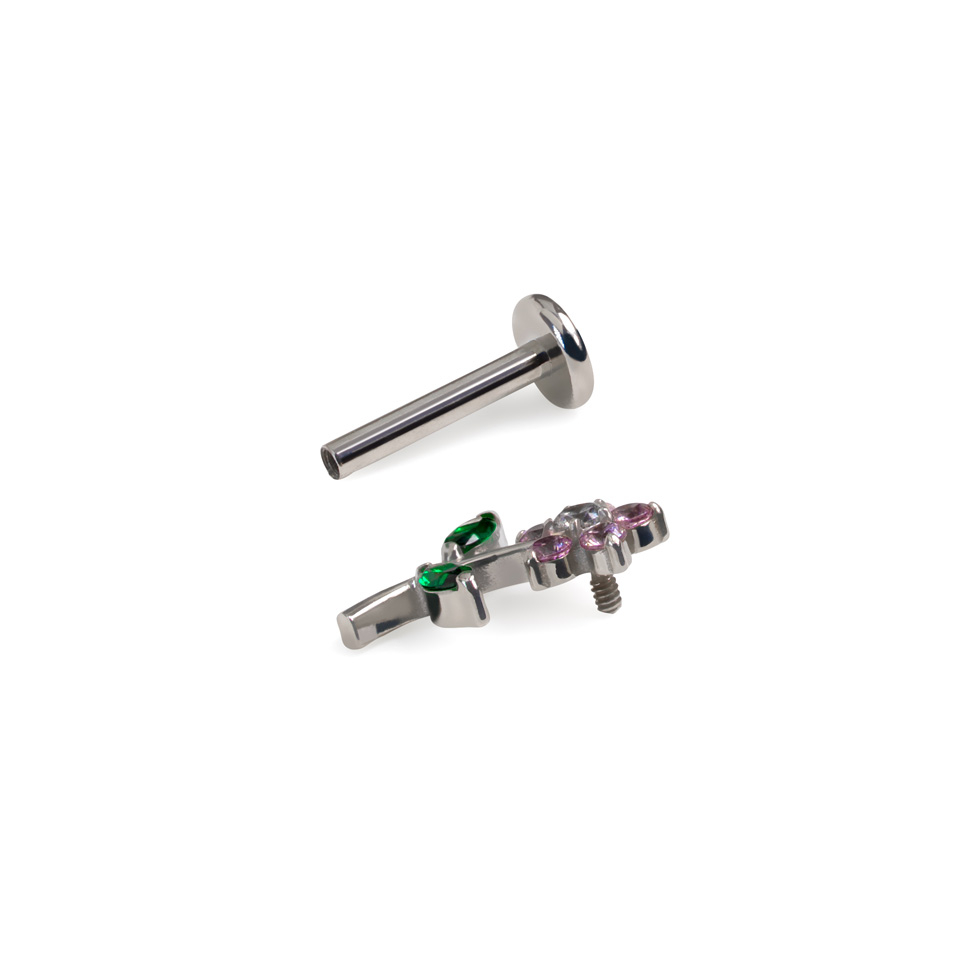 Söpö kukka flat back -labret