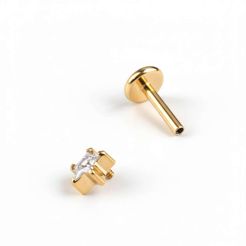 Titaanilabret tähtikivellä