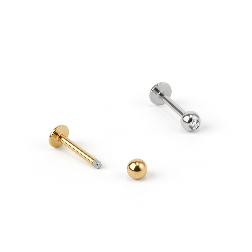 Labret – zirkonia tynnyri-istutuksella