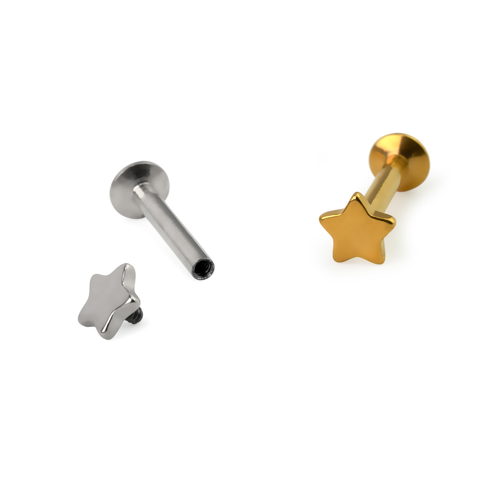 Sisäkierteinen labret – tähtikuvio