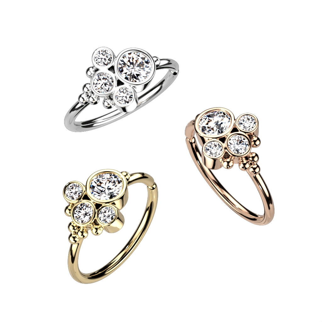 Taitettava rengas kiviryppäällä