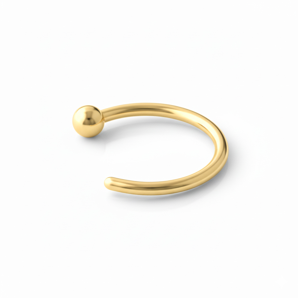 Simppeli titaaninen avonainen vanne