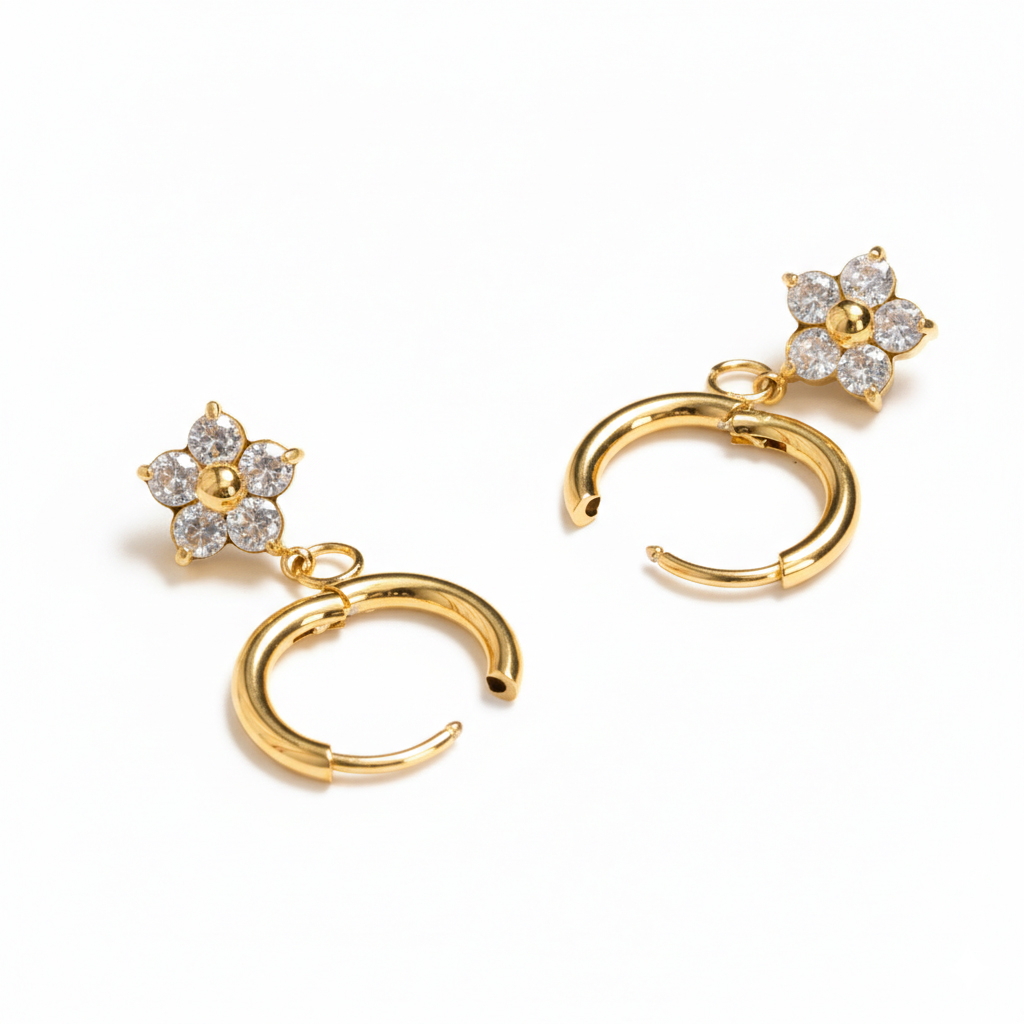 Vannepari kukkariipuksilla